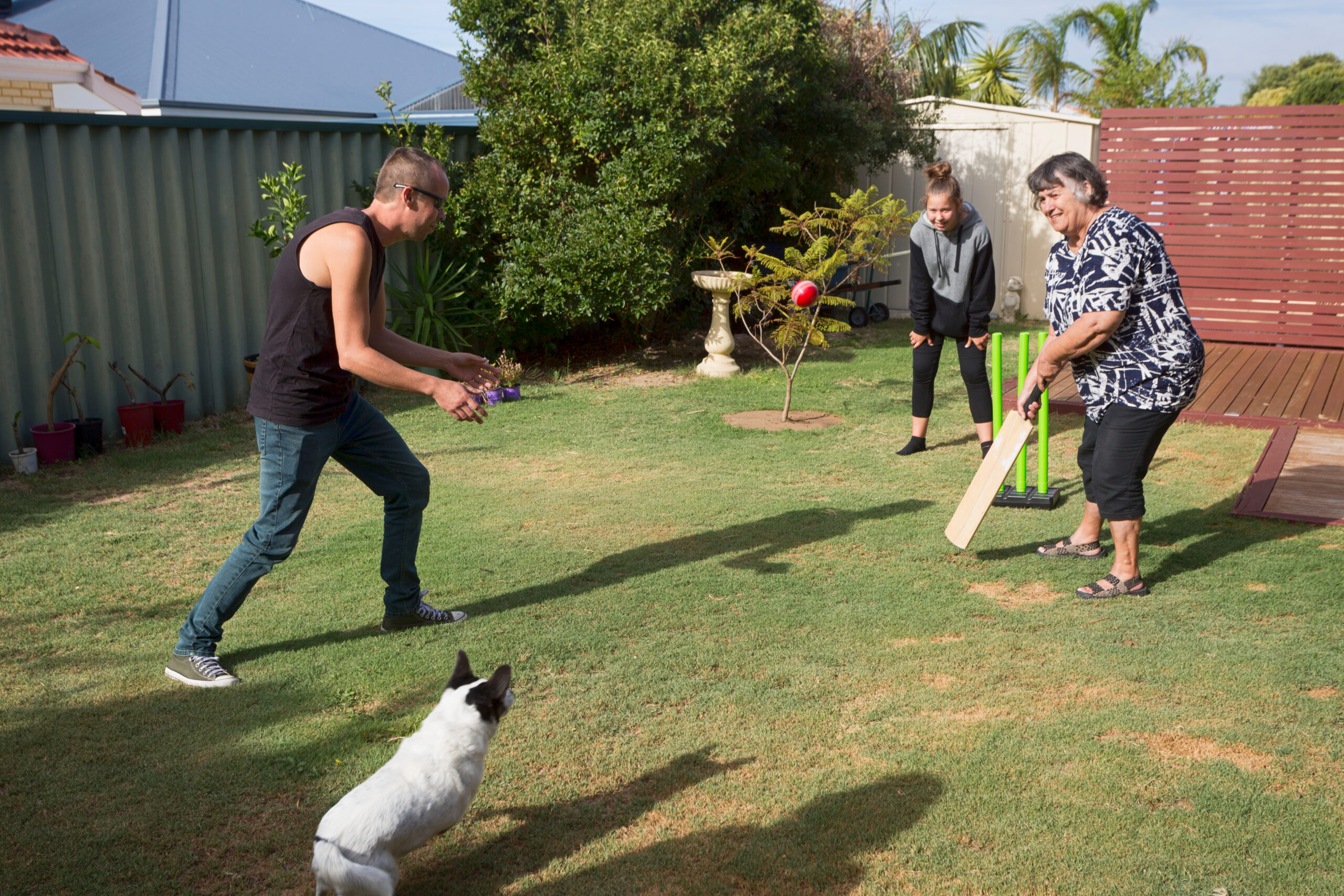 The,Family,Dog,Joins,In,For,A,Game,Of,Backyard
