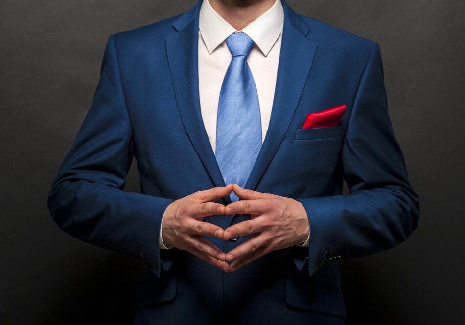 Businessman,Over,Dark,Background.,Suit,And,Tie.